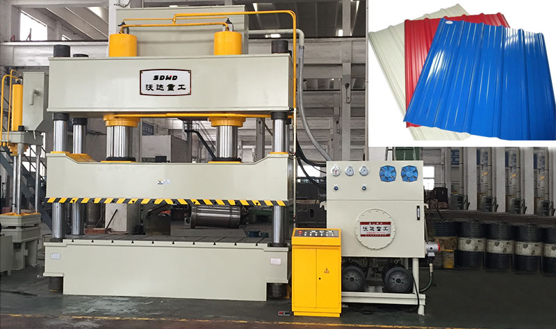 不鏽鋼(gang)雨搭防雨(yu)棚成型液(ye)壓機